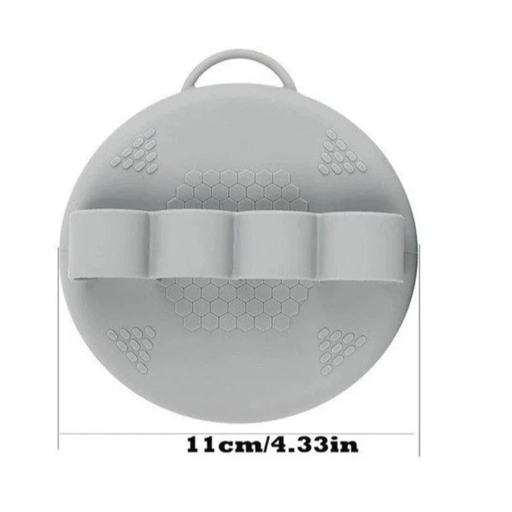 Soft Silicone Exfoliating Bath Brush Body Grey Lot of 2